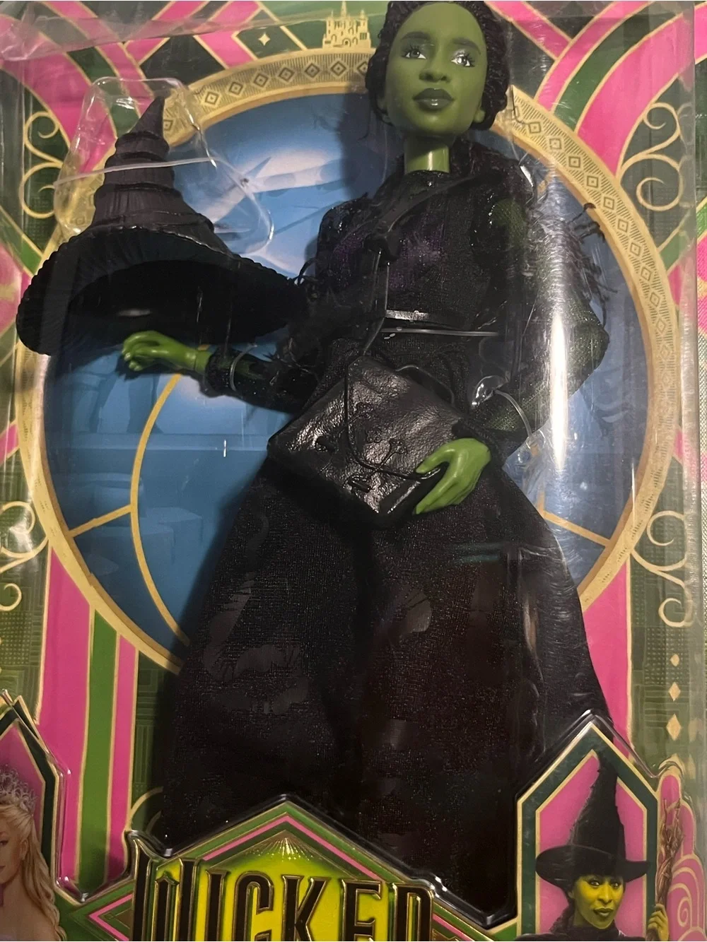Mattel Wicked Elphaba Doll in Green and Black